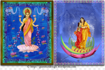 Upanishads Artist trading cards Painting Collage - happy holi 