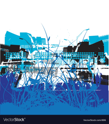 Urban atmosphere vector image Urban atmosphere vector image