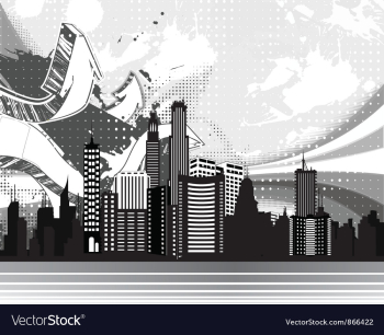Urban background vector image Urban background vector image