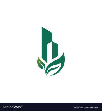 urban or green city logo template urban or green city logo template