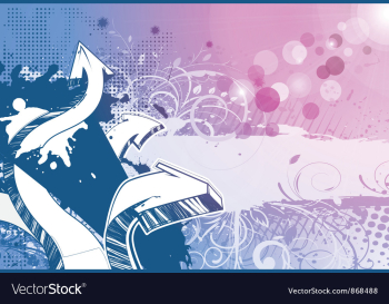Urban poster with 3d arrows vector image Urban poster with 3d arrows vector image
