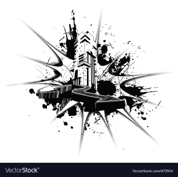 Urban vector image Urban vector image