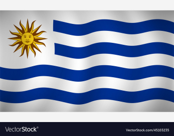 uruguay flag background