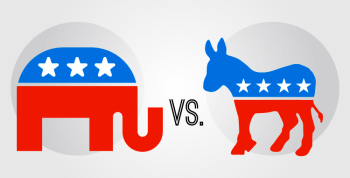 US Democratic and Republican Logo Designs | Think Design