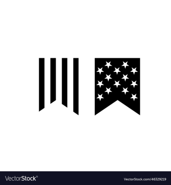 usa flag icon simple of flag usa flag icon simple of flag