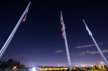USA flag pole USA flag pole