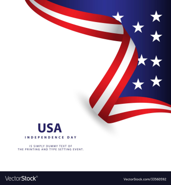 usa independence day template design