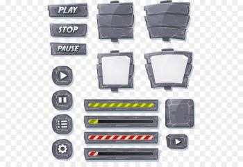 User interface Button Game - Game UI button in the blood of the game 