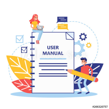 User manual concept User manual concept