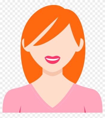 User Profile Avatar Scalable Vector Graphics Icon - Profile Girl Avatar