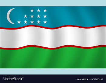 uzbekistan flag background