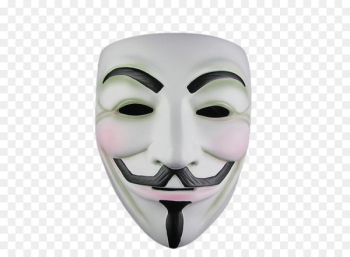 V for Vendetta Guy Fawkes mask Anonymous - Anonymous mask PNG 