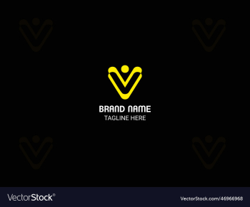 v letter logo v letter logo