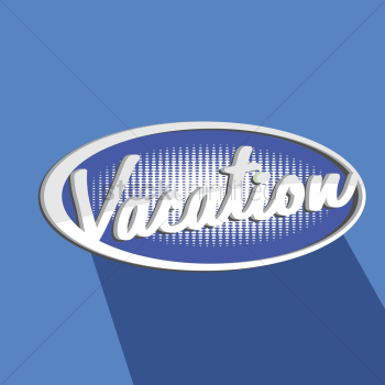Vacation sticker Vacation sticker