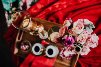 Valentine's Day Breakfast in Bed Valentine's Day Breakfast in Bed