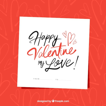 Valentine greeting card Valentine greeting card