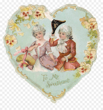 Valentine's Day Antique Victorian era Clip art - antique 