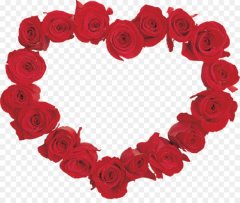 Valentine's Day Garden roses Flower Clip art - HEART FLOWER Valentine's Day Garden roses Flower Clip art - HEART FLOWER