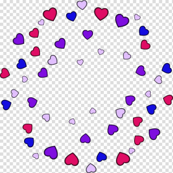 Valentine\'s Day Icon, Color heart-shaped ring transparent background PNG clipart