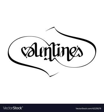 valentines ambigram valentines ambigram