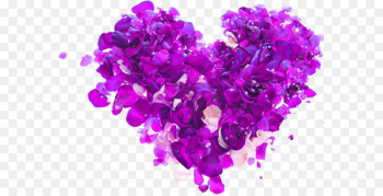 Valentines Day Beauty Parlour Day spa Gift Hotel - Purple Heart Rose element 