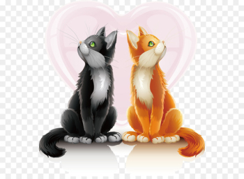 Valentines Day Cuteness Animal Display resolution Wallpaper - Love cats 