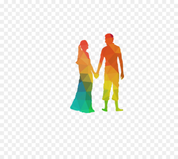 Valentines Day Poster Silhouette Illustration - Valentine's Day 