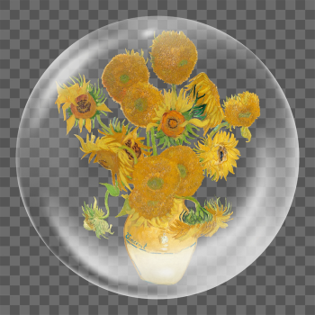 Van Gogh&rsquo;s Sunflowers png sticker, | Free PNG - rawpixel