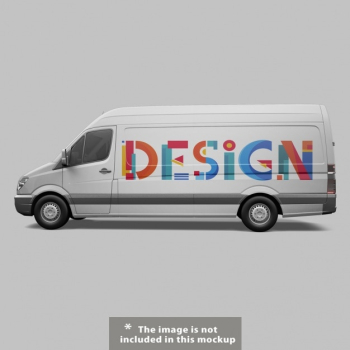 Van mock up design Van mock up design