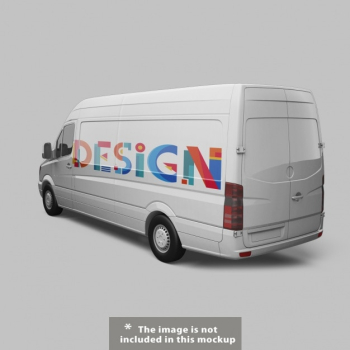 Van mock up design