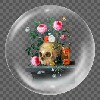 Vanitas png skull still life | Free PNG - rawpixel