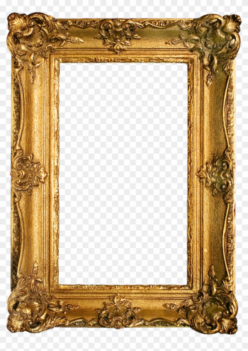 Variants On Ornate Gold Frames Around Graphic Image - Frame Transparent