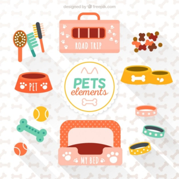 Variety elements of pets Variety elements of pets