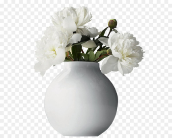 Vase Flower Clip art - Vase with White Peonies PNG Clipart Picture 