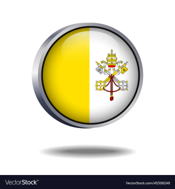 vatican city flag button vatican city flag button