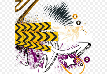 Vector arrow button creative decorative patterns Free 