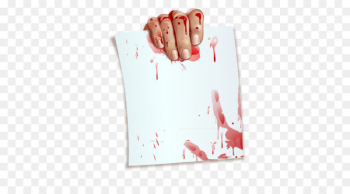 Vector bloody hand Vector bloody hand
