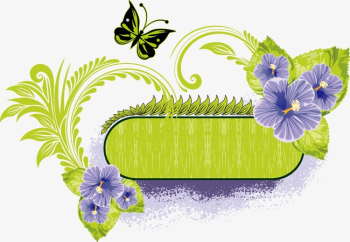 Vector Butterfly Flower Label, Butterfly Vector, Flower Vector ...