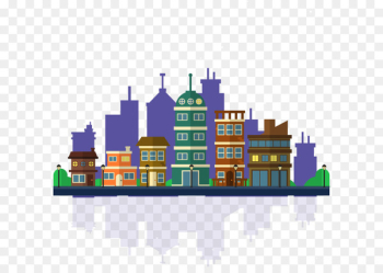 Vector city building background Vector city building background