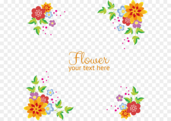 Vector flowers background border Vector flowers background border