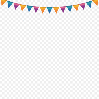 Vector graphics Birthday Party Flag Illustration - summer party postcard 