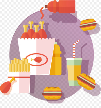 Vector graphics Hamburger Image Chicken - Vector graphics Hamburger Image Chicken -