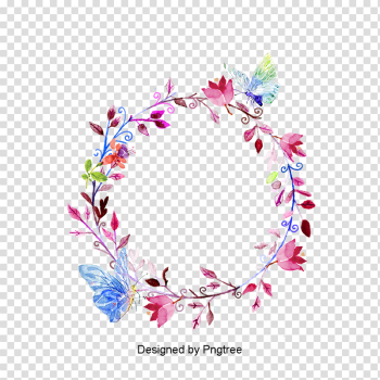 Vector Hand Painted Butterfly Label, Vector, Hand Painted ...