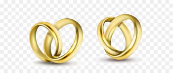 Vector hand-painted golden ring Vector hand-painted golden ring