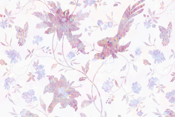 Vector holographic floral pattern remix from artwork by William Morris Vector holographic floral pattern remix from artwork by William Morris
