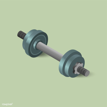 Vector icon of dumbbell icon | Free stock vector - 383080