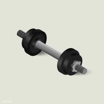 Vector icon of dumbbell icon | Free stock vector - 383163