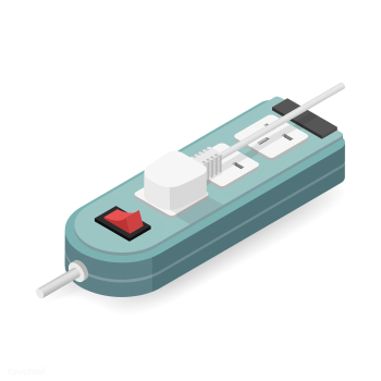 Vector icon of electric plug | Free stock vector - 383635