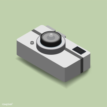 Vector icon of vintage camera icon | Free stock vector - 383511