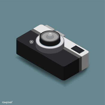 Vector icon of vintage camera icon | Free stock vector - 383539